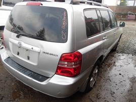 2002 Toyota Highlander Silver 3.0L AT 2WD #Z21681